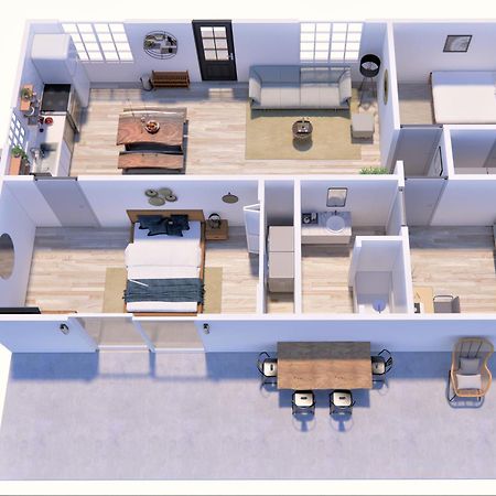 Private Jt Cabin - Ev L2 Station, Hammocks, Fire Pit, Bbq, Bocce Ball, Cornhole Yucca Valley Exterior photo